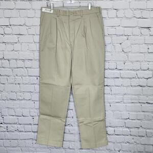 2/$20 Edwards Pleated Wrinkle Resistant Pants Size 36x32 | Classic Work Trousers